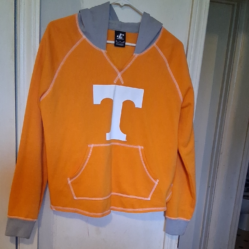 Athletic Works Orange and Gray Sweatshirt Hoodie